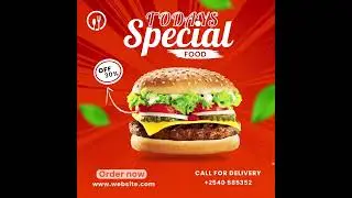 short food menu promo video #aftereffects #kinetictypography #burger #motiongraphics # #2d #fries