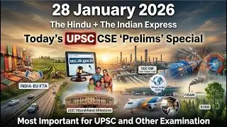 UPSC - Prelims | Rapid-Fire Facts & High-Yield Data (Jan 28, 2026)