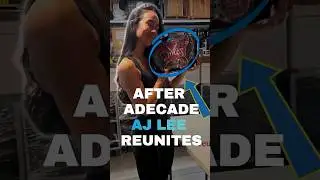 AJ LEE reunited 🩷💚 with Divas Championship after over a decade. #wwe  #ajlee
