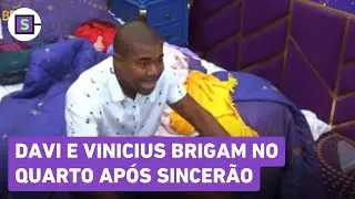 BBB 24: Davi e Vinicius brigam no quarto ap&oacute;s Sincer&atilde;o