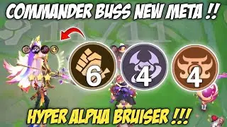 TUTORIAL COMMANDER BUSS DIMETA SEKARANG‼️EZ HERO LEGEND BINTANG 3 MAGIC CHESS GOGO