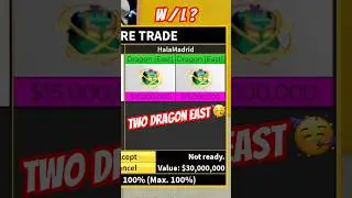 Biggest W trade so far #shorts #giveaway #roblox #robloxedit #bloxfruits