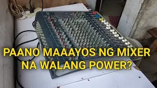 HOW TO REPAIR  AUDIO MIXER STUDIO MASTER C6XS-16, NO POWER