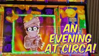 An Evening at Circa! Cocktails at Legacy Club | Mo&rsquo; Mummy | All Aboard | Power Stacks Video Poker