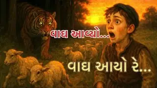 વાઘ આવ્યો વાઘ આયો | Moral Story | બાળ વાર્તા | There Comes Tiger | Gujarati Varta | Panch Tantra