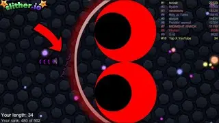 Slither.io A.I. Enderman Minecraft Vs Giant Snakes - Epic Skin Slitherio Vip Best Gameplay - Record