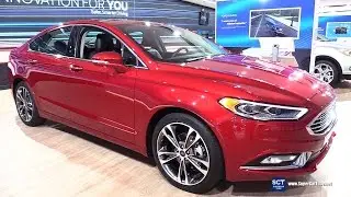2017 Ford Fusion Titanium AWD - Exterior and Interior Walkaround - 2017 Detroit Auto Show