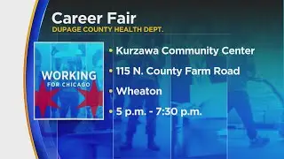 DuPage County Health Department hosting career fair