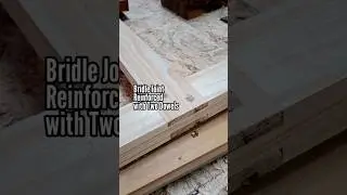 T-Bridle Joint Reinforced with Two Dowels @karyaklasikwoodworking #woodworkingtipsandtricks