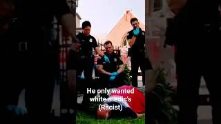Sick Demonstrator Refuses Medical Help From Non American #911 #tvshow #resist #shortsvideo