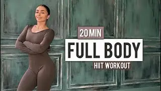 20 Min FULL BODY HIIT Workout &ndash; No Equipment, No Repeat, Extreme Fat Burn 🔥