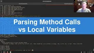Parser Hacking [09]: Parsing Method Calls vs Local Variables | Unique Ruby Parser Feature