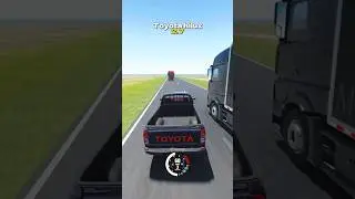 Which Car Overtake The Truck Safely?🥶 #beamngdrive #beamng #car #gaming #video