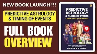 OUR NEW BOOK DETAILED OVERVIEW Predictive Astrology &Timing of Events #astrology #zodiac #booklaunch