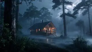 Heavy Rain White Noise for Better Night Sleep