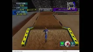 N64, NTSC, Emulated, Jeremy McGrath Supercross 2000, Minneapolis, Race, 125cc, 2:26.66