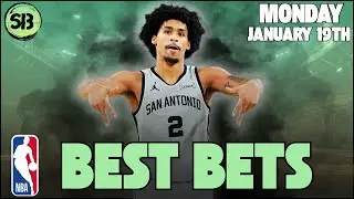 10-1 Run 🔥 | 5 NBA Player Props For Today + Slate Breakdown | Picks & Best Bets | Monday Jan 19th