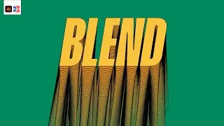 Distort Text Blend Effect in Illustrator