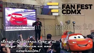 Sergio Guti&eacute;rrez Coto y el Rayo McQueen en FAN FEST Batman vs. Superman [19/01/25] Clip del Evento