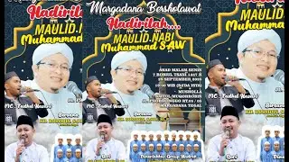 🔴MARGADANA BERSHOLAWAT ||  PERINGATAN MAULID NABI MUHAMMAD SAW . ||  MINGGU,28 SEPTEMBER 2O25