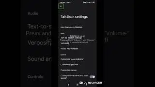 Google TalkBack very useful advance setting for blind user typing preference single tap double tap