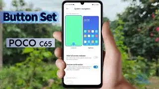 Poco c65 back button setting | poco c65 back button change | navigation gesture setting | side back