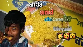 Anda and chicken biryani..ek sath aaj bana rahe hai..🤫🤫