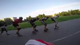 30.07.2018 Тренировка спортсменов Real Roller Club, забег на 2 км