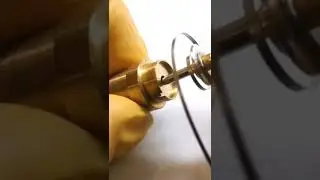 Making a rolling spring by hand.#shorts