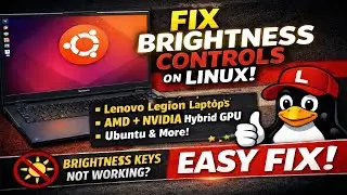 Fix Screen Brightness Issues on Lenovo Laptops in Linux