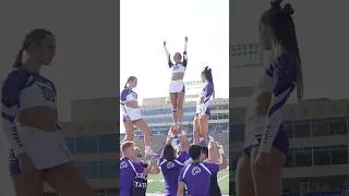 practice before the game #cheer #stunts #acro #workout #fitness