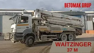 37 LİK WAİTZİNGER BETON POMPASININ ORTA SEVİYE BAKIMINI YAPTIK