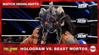 Hologram and Beast Mortos' Rivalry Renewed [CLIP] | AEW Collision | TNT
