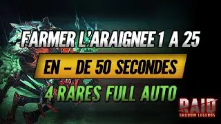 Araign&eacute;e de 1 &agrave; 25 avec une Team Low Cost en - de 50 secs ! - Raid Shadow Legends
