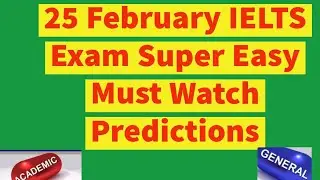25th February 2024 IELTS Test Predictions #ielts  #ieltspreparation  #ieltsexam  #2024 #february2024