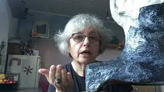 Tea Break Tuesday part two of decoupaged hat stand vlog