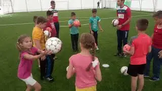 UCFA! Как проходит первая тренировка по футболу 8-10 лет.