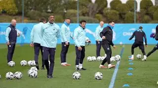 Habib Beye &agrave; l'OM : les images de son premier entrainement
