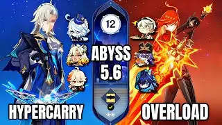 HAYPERCARRY & OVERLOAD | SPRIAL ABYSS 5.6 | GENSHIN 5.6 | Devar ji Gaming