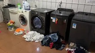 Lavanderia em funcionamento 🧺#lavadora #electrolux #laundry #brastemp #samsung #washingmachine 