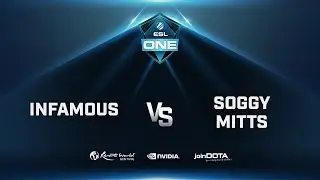 Infamous vs Soggy Mitts Game 1 - ESL One Genting AM Q. - @GarethCasts @NahazDota