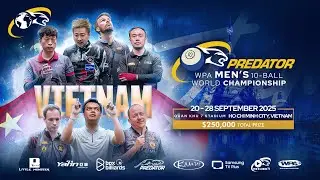 🇬🇷 KAZAKIS vs TEUTSCHER 🇳🇱 ▸ QF ▸ Predator WPA Men&rsquo;s 10-Ball World Championship ▸ Vietnam2025