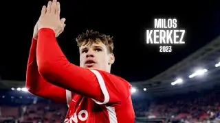 Milos Kerkez - Insane Goals, Crosses and Tackles! | Exceptional Left Back | Highlights 2023 | HD