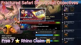 Get Free 7 Star Rhino / New Fractured Safari Objectives Mcoc in Hindi 