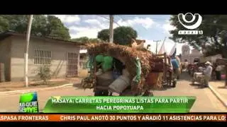 Carretas Peregrinas hacia Popoyuapa