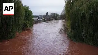 Storm Claudia causes widespread flooding in Wales and England