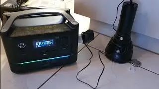 Aufladevorgang Imalent MS18 via EcoFlow RIVER 600 MAX