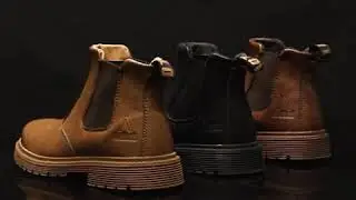 Battere Series:Unisex Comfortable Steel Toe Work Boots
