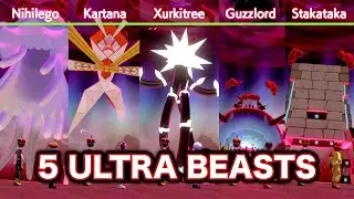 Pok&eacute;mon Crown Tundra - 5 Ultra Beasts - Max Lair Dynamax Adventure