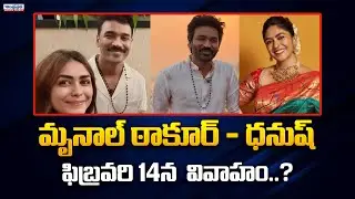 Dhanush & Mrinal Thakur Marriage on Feb 14? Truth Behind the Rumours #andhraprabhaentertainment